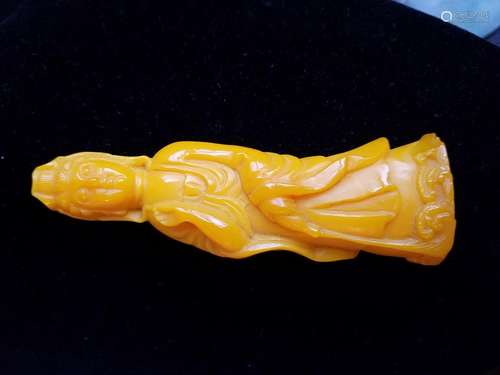 Glassware Bodhisattva figurine