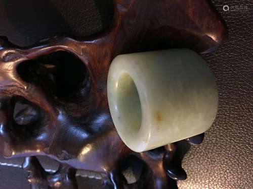 All natural Hotan jade ring