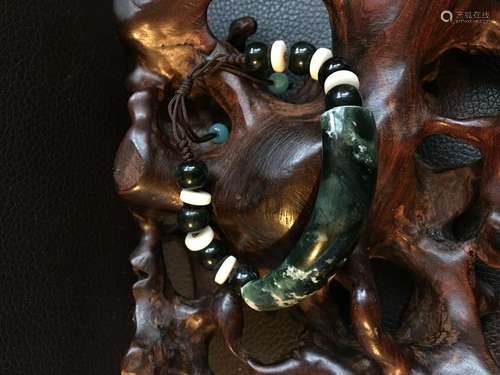 all natural color jade bracelet