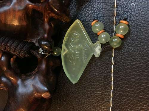 all natural xiuyan jade pendant