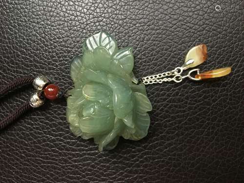 all natural Color jade pendant