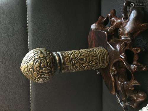 Tibetan bronze decoration