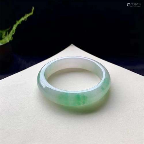 A Chinese Jadeite Bracelet