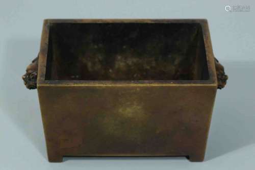 A Chinese Bronze Stove 