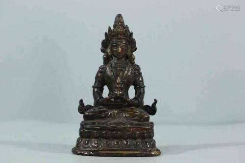 A Bronze Amitabha Statue