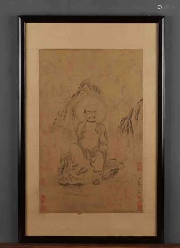 A Chinese Painting, Ding Guanpeng Mark