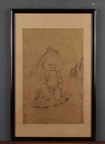 A Chinese Painting, Ding Guanpeng Mark