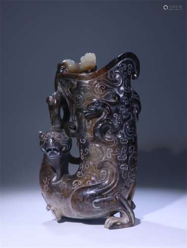 A Chinese Jade Cup