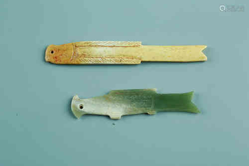 Chinese Hongshan Jade Fish