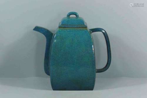 A Chinese Porcelain Squared Ewer