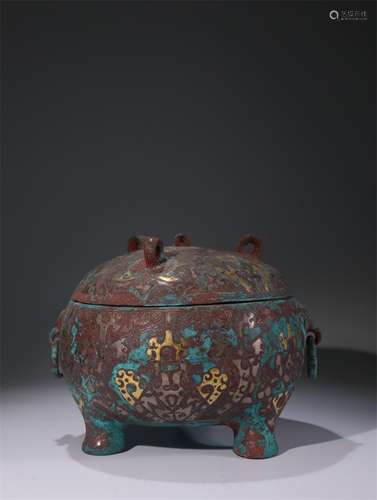 A Chinese Bronze Incense Burner