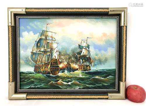 A Painting of Sailing, J Harvey Mark