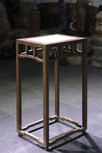 A Chinese Hardwood Flower Stand