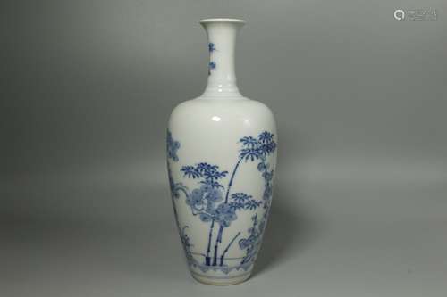 A Chinese Famille Rose Ceramic Zun