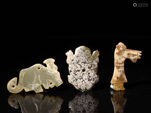 A Set of Chinese Jade Ornaments
