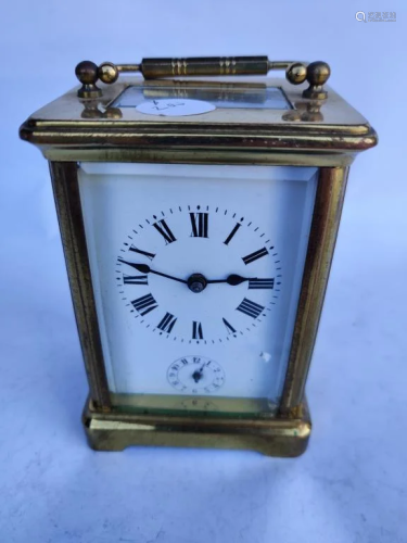 Miniature Brass Carriage Clock