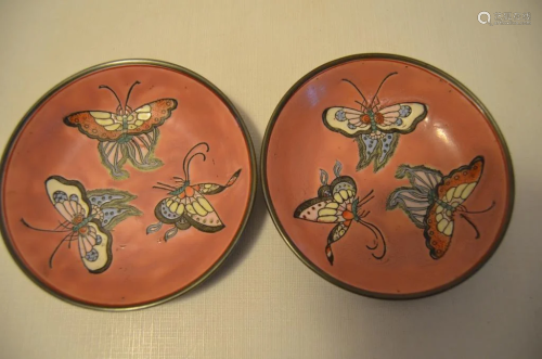 PAIR of ANTIQUE CHINESE PORCELAIN PLATE,…