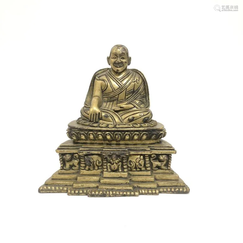 Chinese Gilt Bronze Buddha