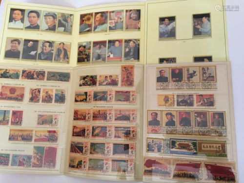Two Chinese Stamp Albums