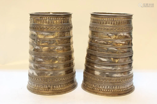 Two Silver Bracelet, 19th.C