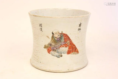 XIANFENG famllie-rose brushpot