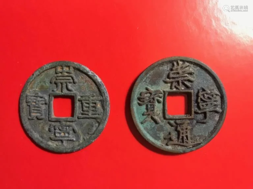 Two Chinese Coins