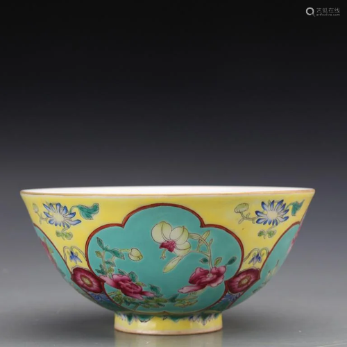 Chinese Famille Rose Porcelain Bowl,Mark