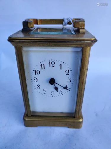 Miniature Brass Carriage Clock