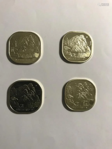 Four Chinese Coins