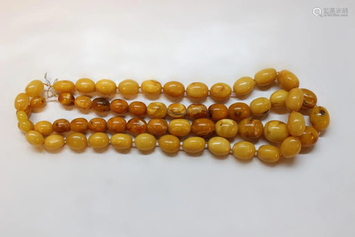 Amber Beads Necklace