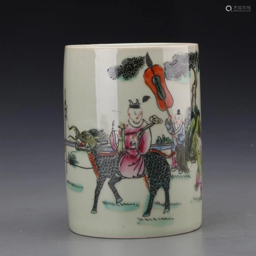 Chinese Porcelain Brushpot,Mark