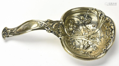 Antique Art Nouveau Sterling Silver Tastevin