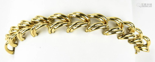 Vintage C 1940s Gold Filled Bracelet by Coro
