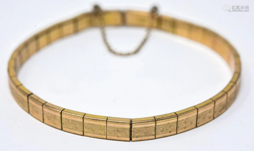 Vintage Gold Filled Panel Bracelet