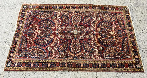 Antique Hand Knotted Persian Carpet