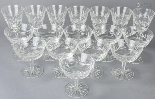 Waterford Crystal Stemware 10 Champagne & 7…