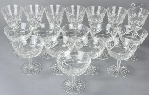 Waterford Crystal Stemware 10 Champagne & 7…