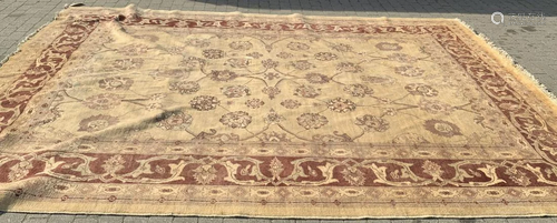 Afghan Wool Pile Oriental Rug / Carpet