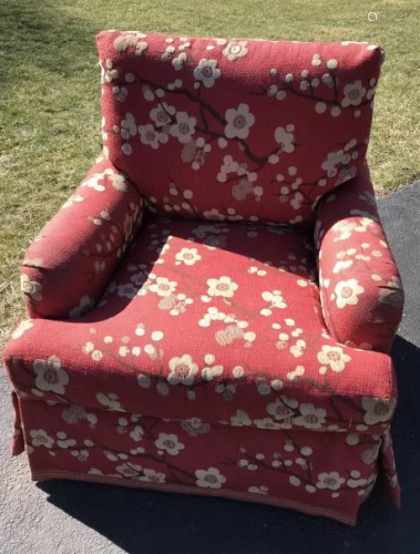 Contemporary Cherry Blossom Arm Chair Pearson