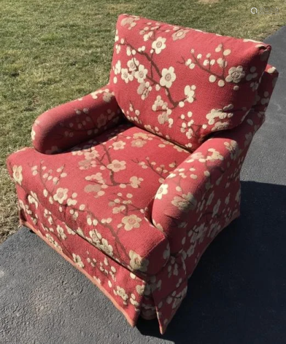 Contemporary Cherry Blossom Arm Chair Pearson