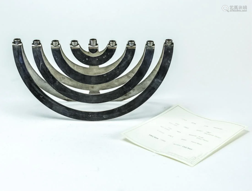 Emil Krasowski Designer Signed / Numbered Menorah