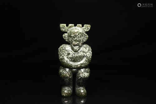 A Chinese Hetian Jade Figure