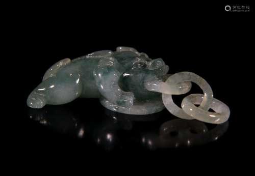 A Chinese Jadeite Lion