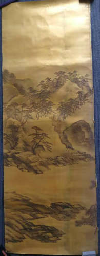 A Chinese Figure Painting, Unknown Mark