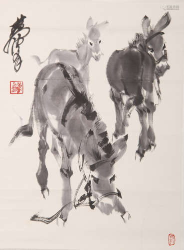 A Chinese Ink Wash Painting, Huangzhou Mark