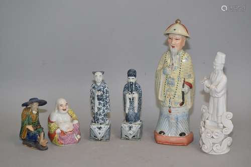 Group of 19-20th C. Chinese Porcelain Figures