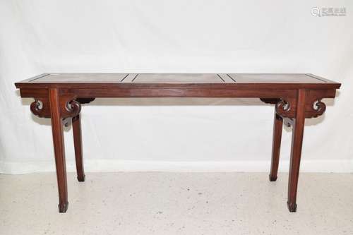 Chinese Rosewood Carved Altar Table