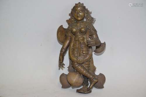 15-17th C. Nepalese Bronze Buddha