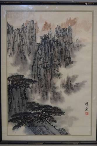 Chinese Watercolor Landscape Painting