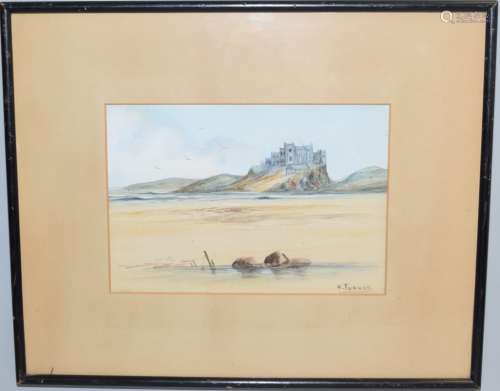 Landscape Watercolor Signed H. Turner